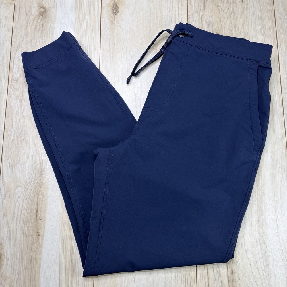 Patagonia Skyline Traveler Pants Mens Size Large Navy Blue Zip Pockets